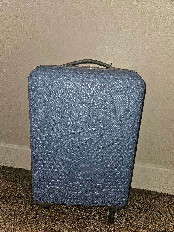 Disney Stitch Kids Suitcase - Blue, Good Condition