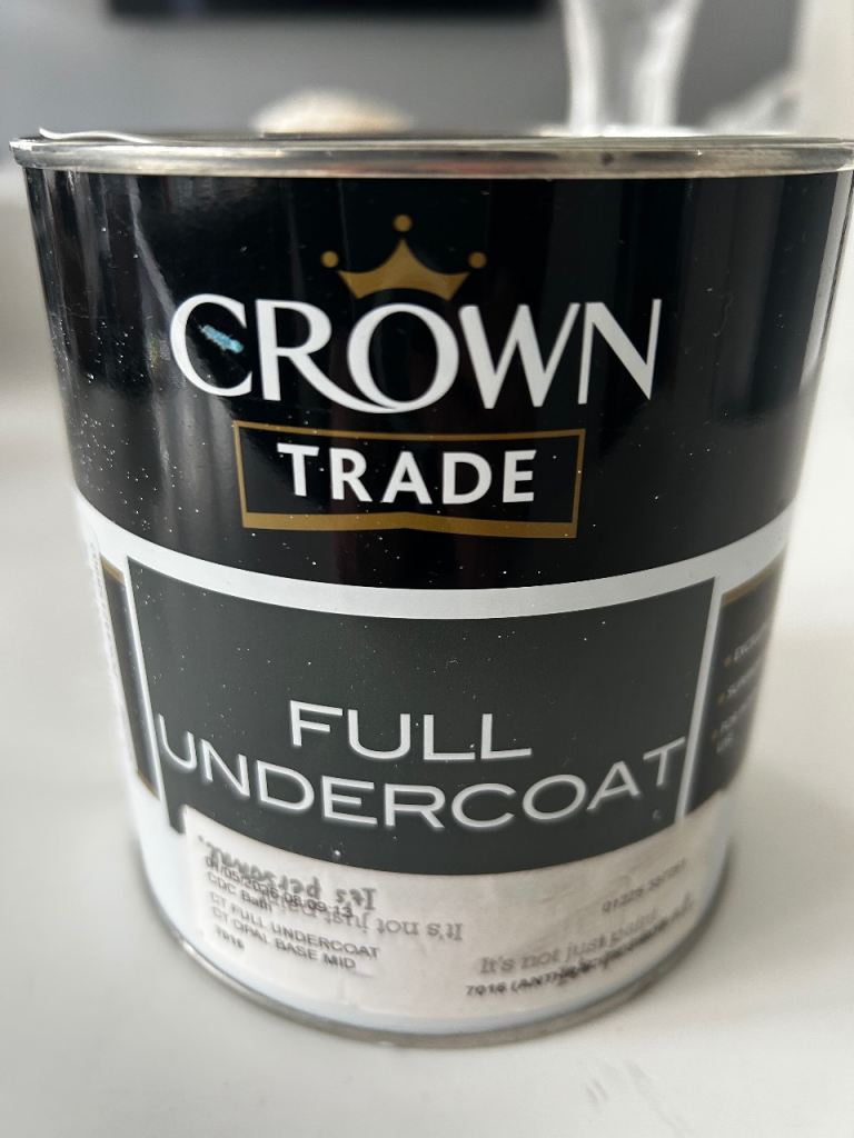 Crown Trade Full Undercoat Paint Anthracite Grey – New, Unopened