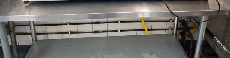 Stainless steel kitchen counters