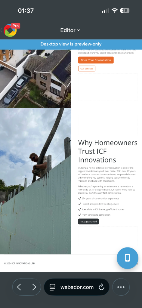 ICF INNOVATIONS – Specialist Building