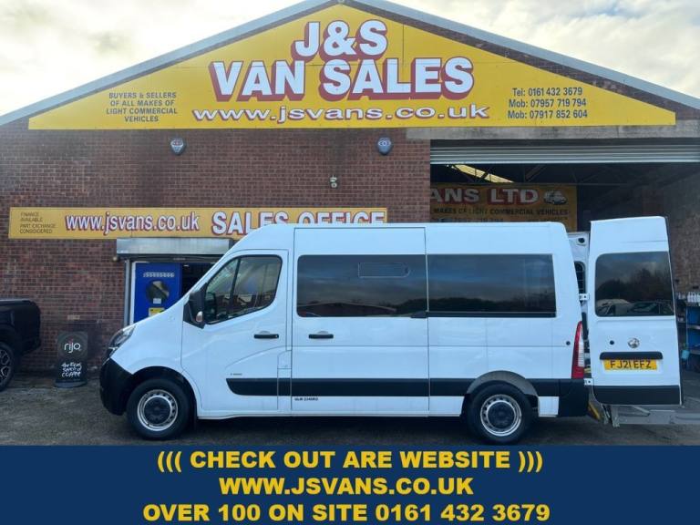 2021 21 VAUXHALL MOVANO MINIBUS MPV EDITION  MODEL LOW MLS WHEEL CHAIR LIFT  DIE