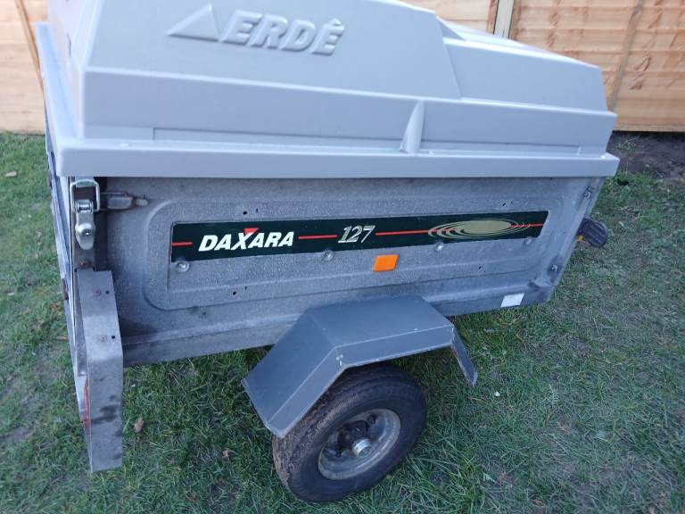 Erde Daxara 127 trailer with hard top, new wheel bearings and lights