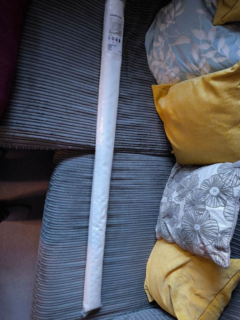 IKEA RINGBLOMMA Roller Blind 120x160cm – Brand New, White