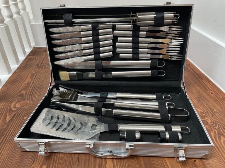 Complete 24-piece BBQ cutlery and tool set from Rockdale – brand new - a Christmas present?