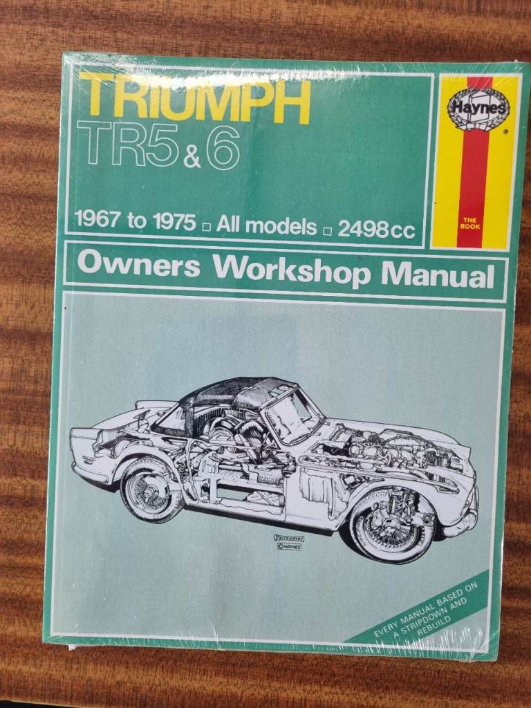TR5 & TR6 Haynes Owners Workshop Manual (Brand New)