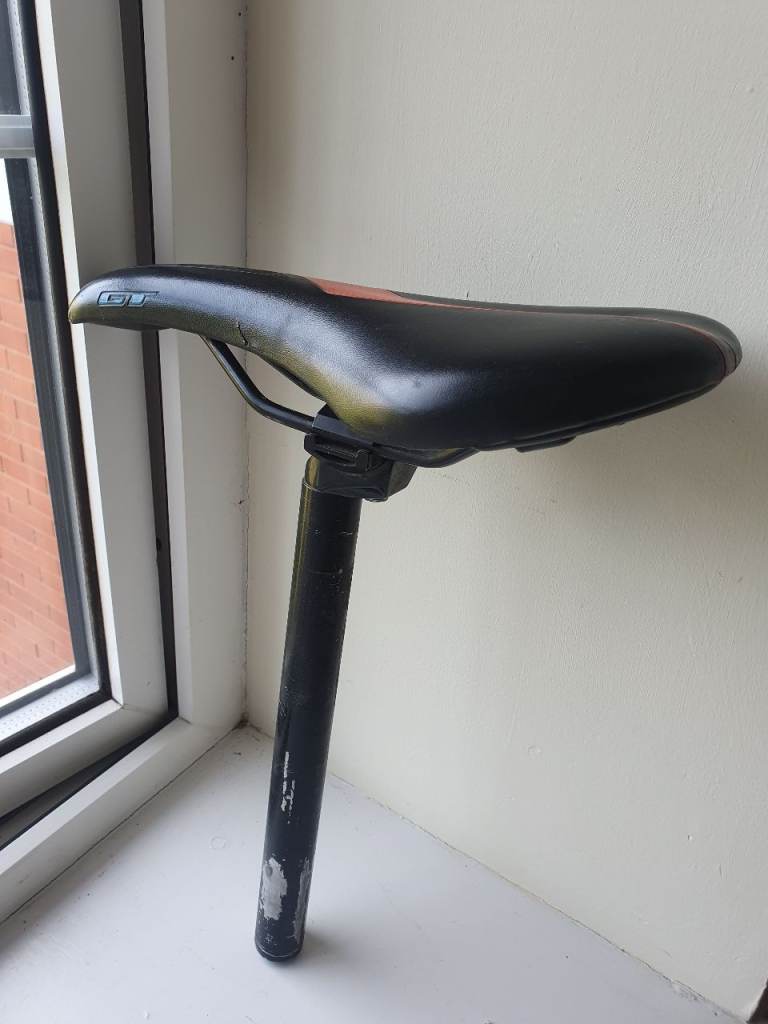 Gt bike saddle and post 27.2mm