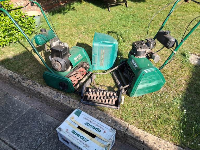 2 x cylinder lawnmowers QUALCAST 35S