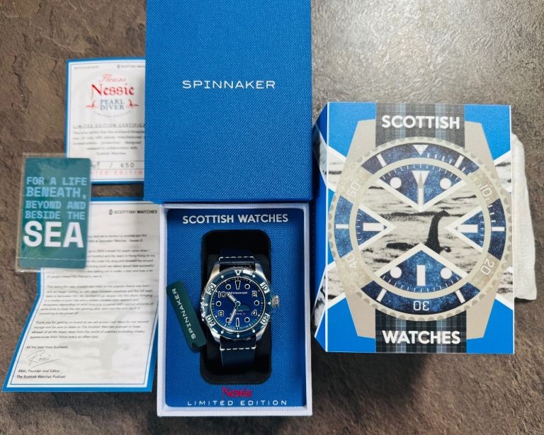 Spinnaker Fleuss NESSIE Pearl Diver Ltd Edition one of 650 pieces 