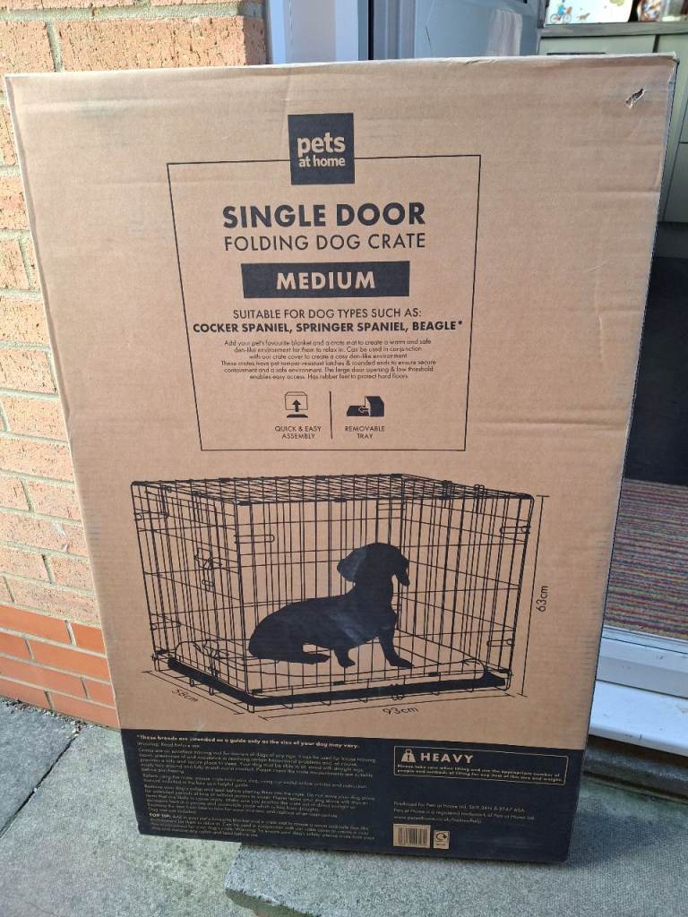 Pets At Home Single Door Folding Dog Crate