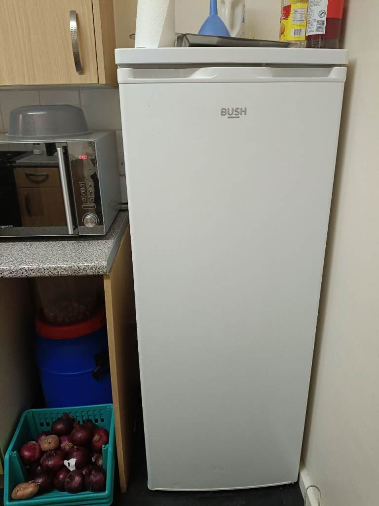 Bush Freestanding Fridge – Good Condition, White
