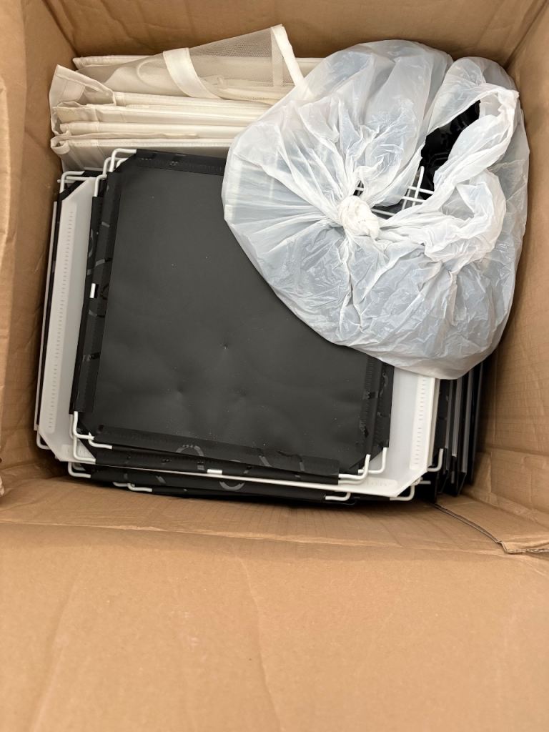 Free Self assemble storage boxes