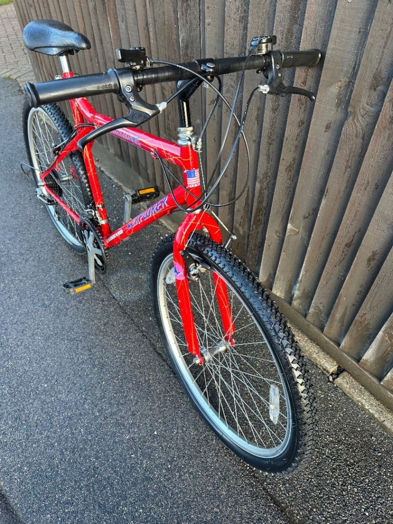 Explorer Mountain Bike – Red, Good Condition