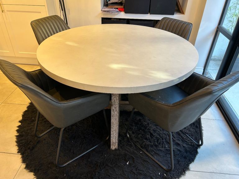 image for Concrete effect dinning table 