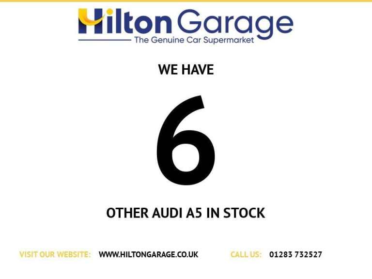 2018 Audi A5 2.0 TFSI S line Sportback 5dr Petrol S Tronic Euro 6 (s/s) (190 ps) PARKING HATCHBAC...