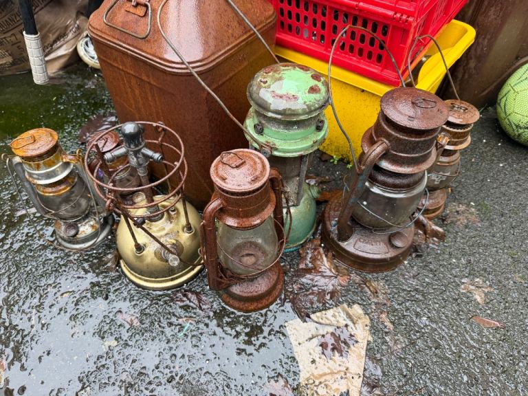 Oil lamps £25-£55 each