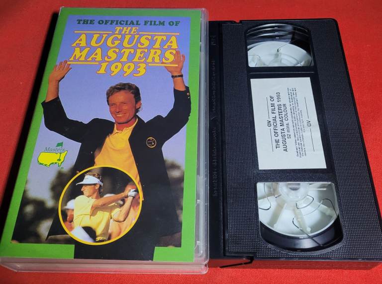 The Official Film Of The Augusta Masters 1993 VHS Video Golf Excellent Condition q2