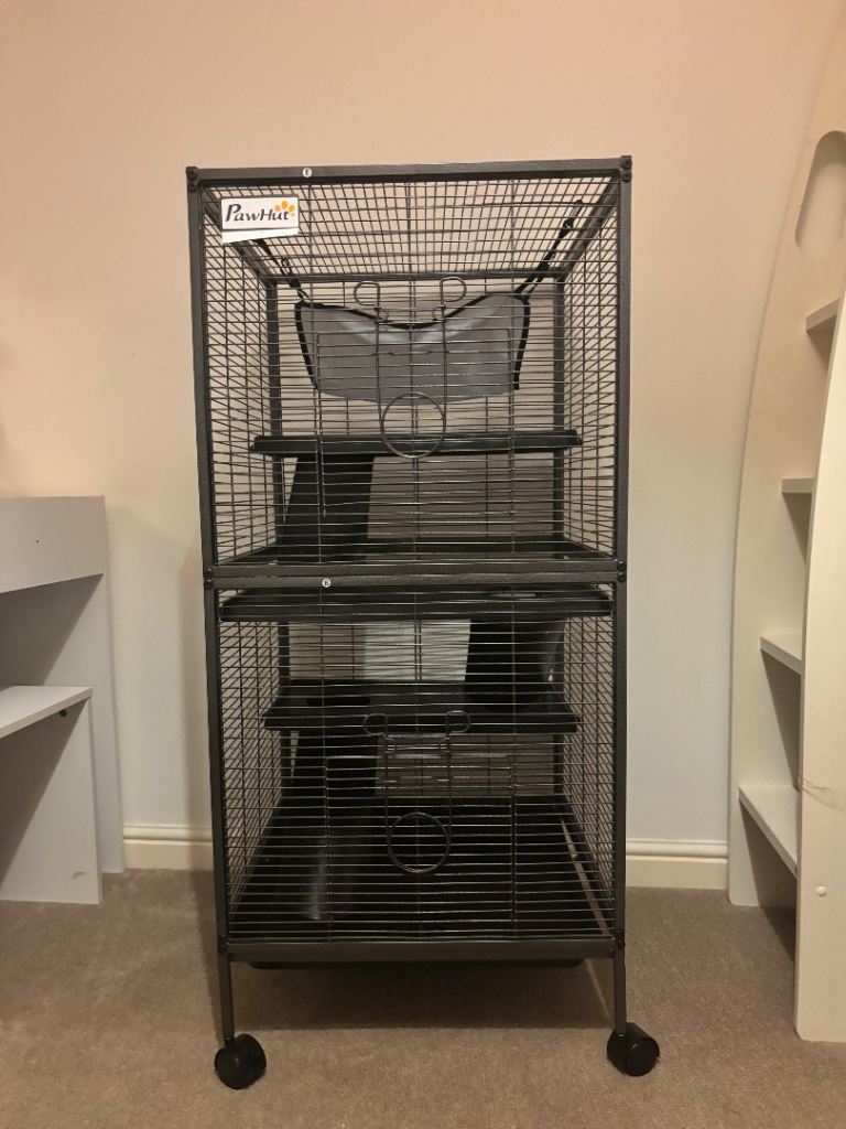 Rodent cage and accessories 