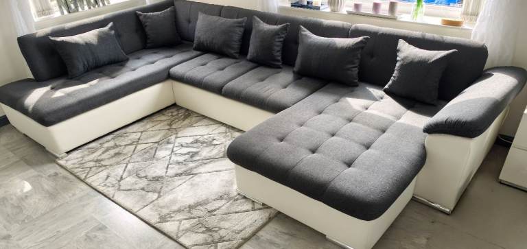 U shape sofa bed