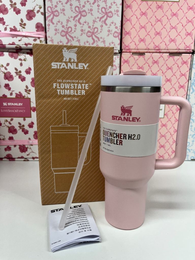 Stanley Quencher H2.0 Flowstate Tumbler – Pink, Brand New