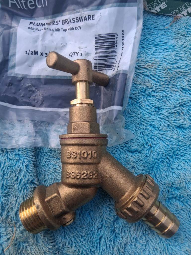 Outside  brass. Taps    x 3