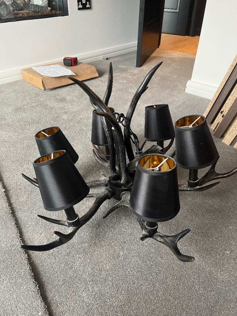 image for Pendant lights retro resin Antler 