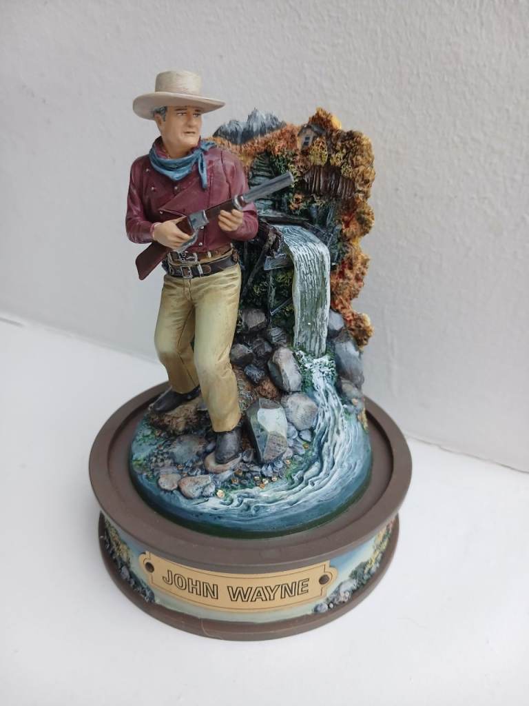 John wayne western figurine