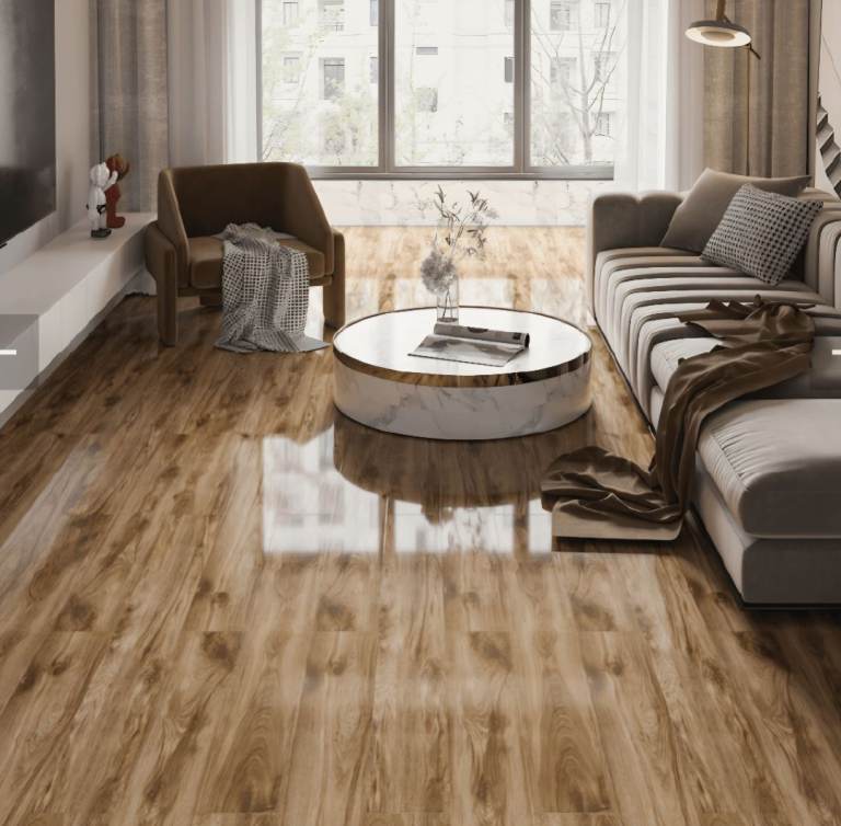 NEW 5 Packs 8mm high gloss Brilliance Oak Laminate flooring with underlay 
