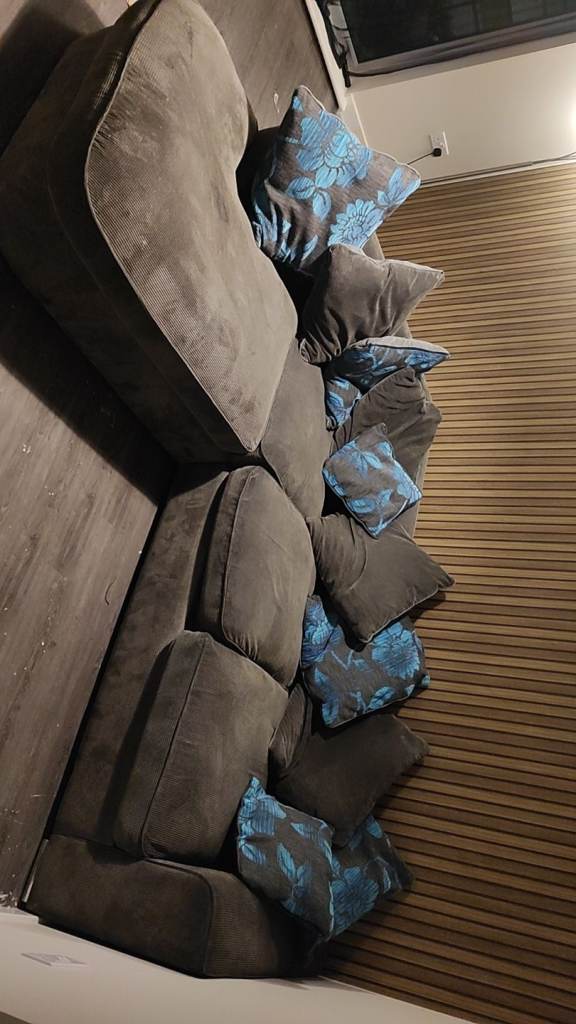 Left handed corner sofa 