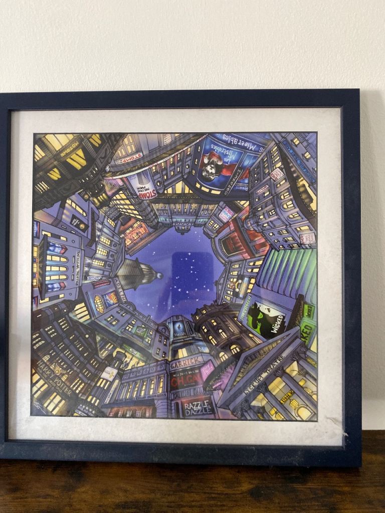 West end print and frame 