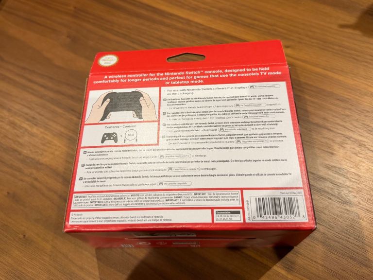 Nintendo Switch Pro Controller New