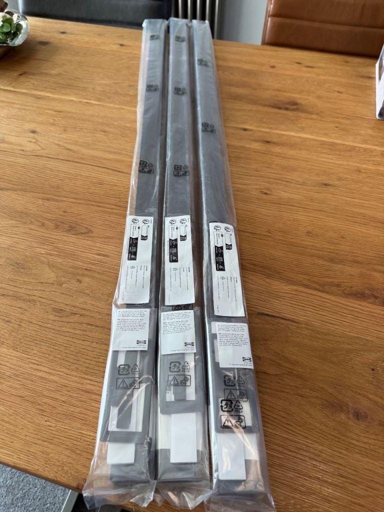 IKEA Schottis Window Black out blind dark grey x 3 W 100cm x Drop 190cm Temporary / Permanent New 