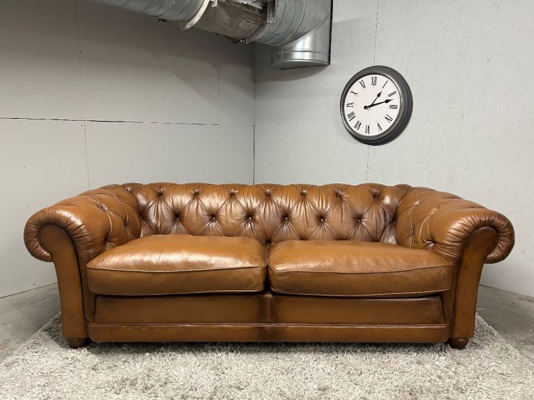 CHESTERFIELD TETRAD STANFORD 3 SEATER SOFA DELIVERY AVAILABLE 