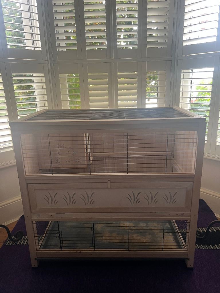 2 Tier Indoor Rabbit Hutch 