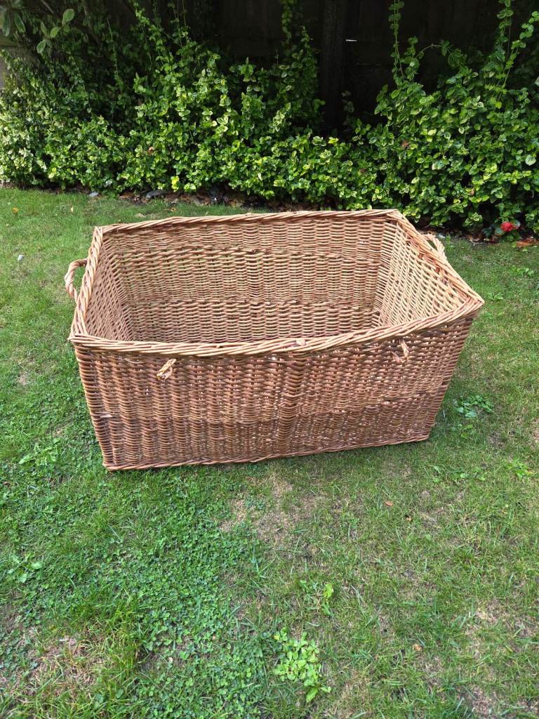 Large wicker basket