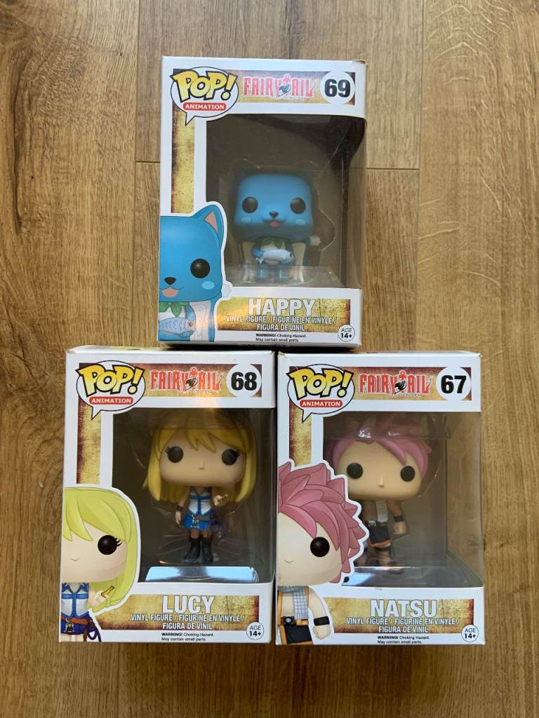 Funko Pop Fairy Tail Set