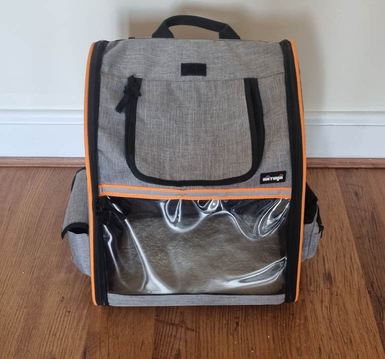 Pet Carrier Backpack Transparent/See through Extendable back
