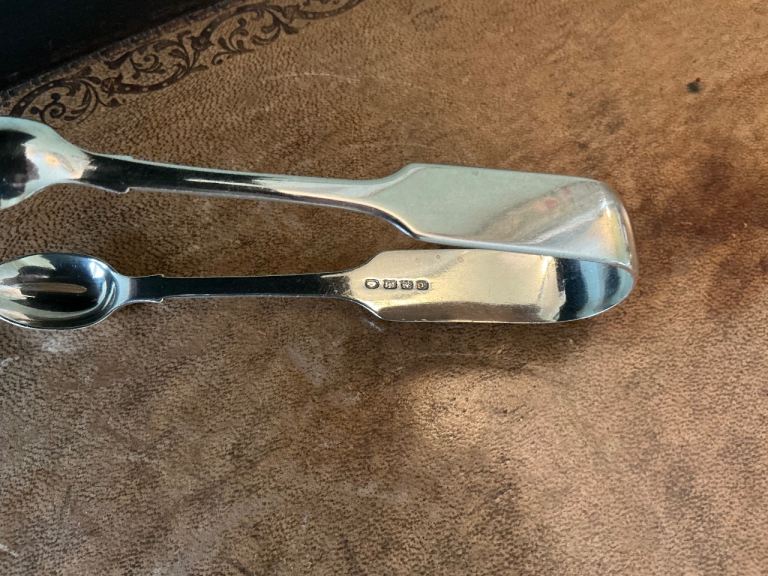 STERLING SILVER TONGS