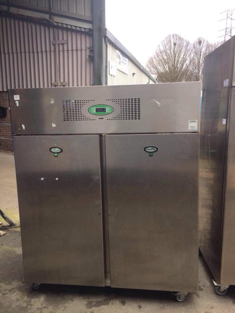 Commercial double door fridge foster cafe shop restaurant takeaway 