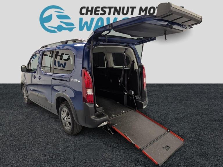 Peugeot Rifter Allure Premium WAV Wheelchair Access 5 Seats Fold Flat Ramp 2021