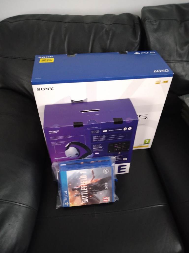 Sony PlayStation 5 Console Bundle – Games & Headset, AS GOOD AS NEW