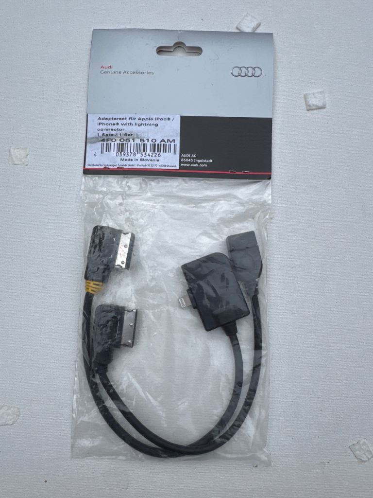 Audi genuine accessory adapter for iPhone