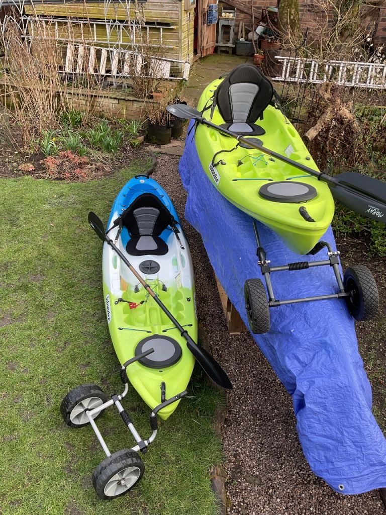 2 X Kayaks with Accompanying 