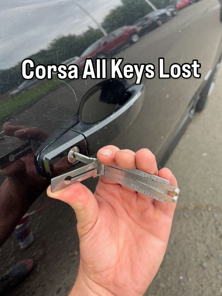 Spare keys or all keys lost?