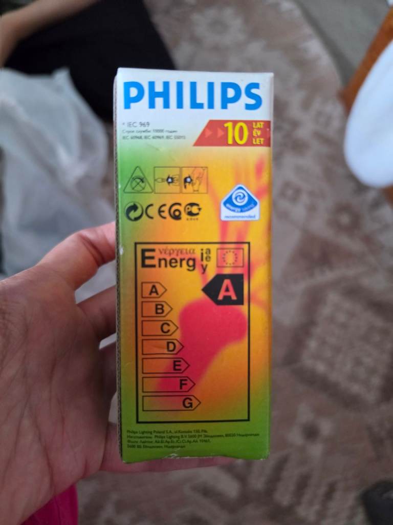 Philips Energy Saver Light Bulb 11W (60W Equivalent) - New