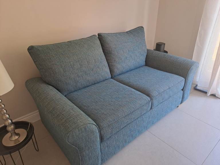 Beautiful Next Sofa for Sale (Blue) - Perfect Condition - £50 for Very Quick (Bargain) Sale!  