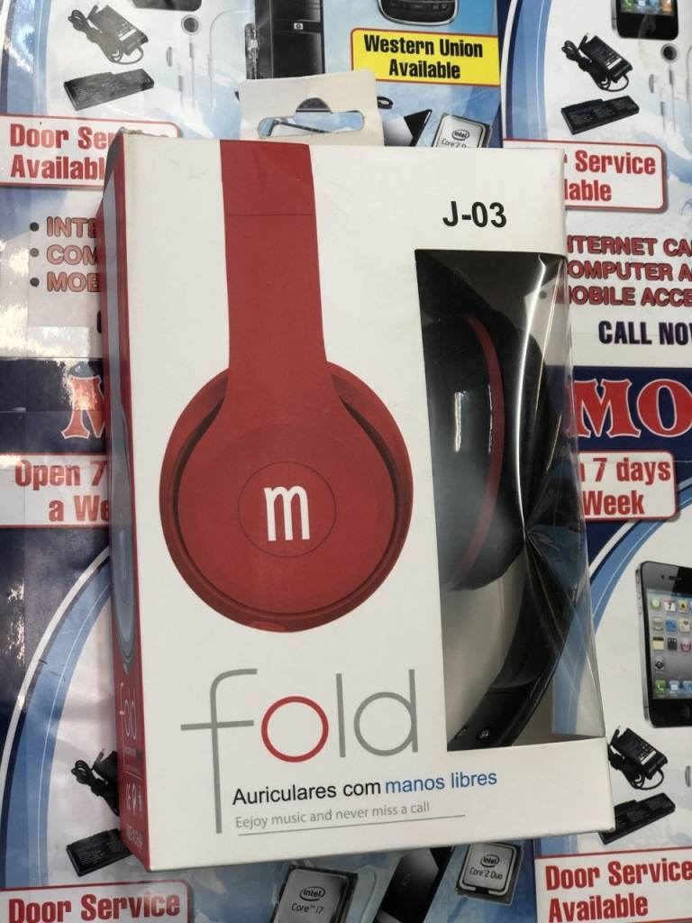 Fold J-03 Metal Dynamic Standard Headphones