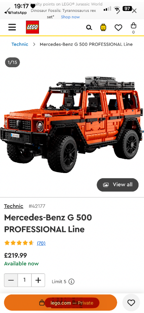 Mercedes-Benz G 500 PROFESSIONAL Line