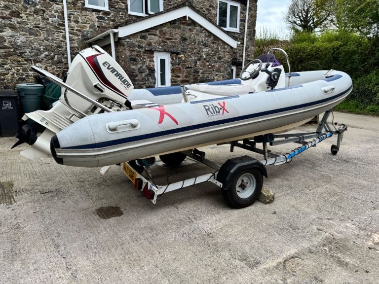 RIB 4.7m RibX with 50hp Evinrude eTec