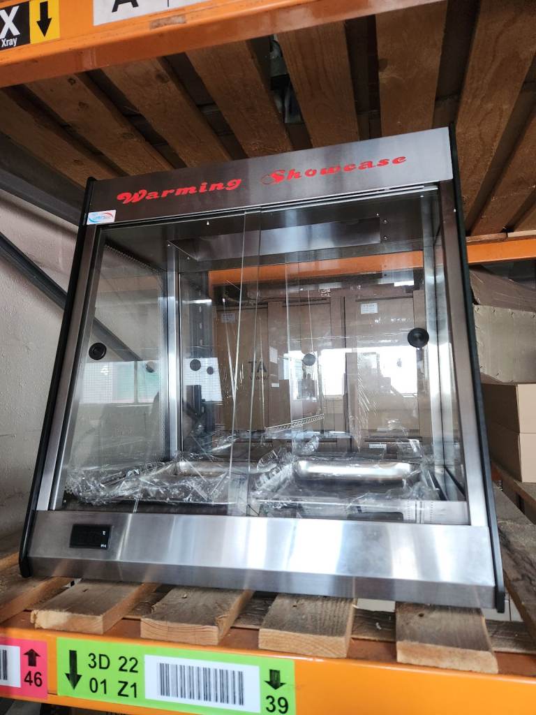 Food warmer heated display cabinet countertop 