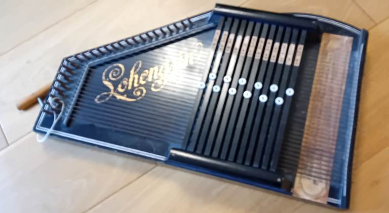 2 Zither Chord Harps With Tuning Key